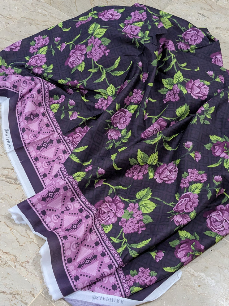 SAPPHIRE | Printed Lawn | 3 Piece | Unstitched | 0U3PDY25V313