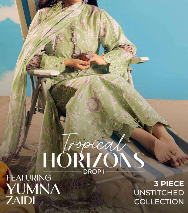 BONANZA SATRANGI | 3 Piece | Printed Lawn | Unstitched | Tropical Horizons 10
