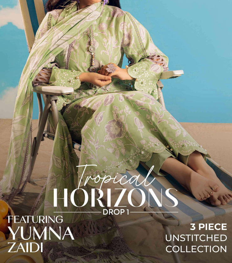BONANZA SATRANGI | 3 Piece | Printed Lawn | Unstitched | Tropical Horizons 10