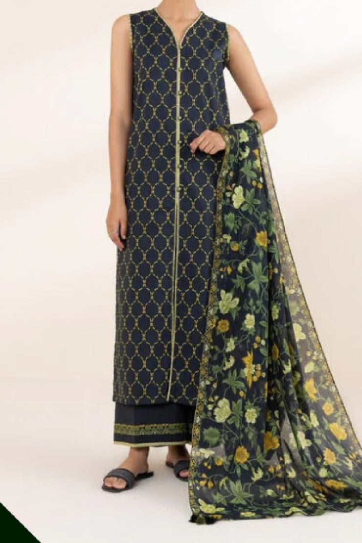 SAPPHIRE | Printed Lawn | 3 Piece | Unstitched | OU3-PDY25V14-9
