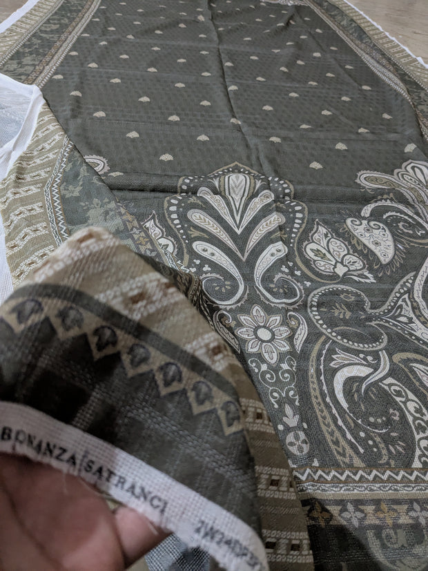 BONANZA SATRANGI | 3 Piece | Printed Lawn (Chiffon Dupatta) | Unstitched | Design 6