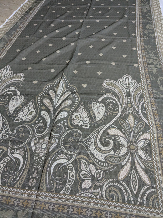 BONANZA SATRANGI | 3 Piece | Printed Lawn (Chiffon Dupatta) | Unstitched | Design 6